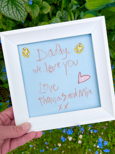 Personalised Child's Handwriting Picture