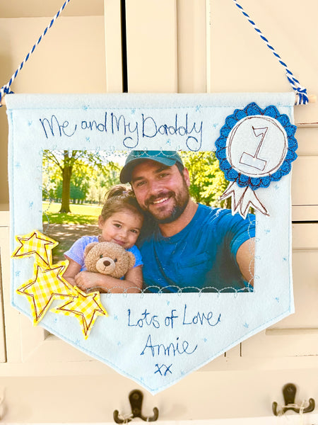 Personalised Dad Photo Banner