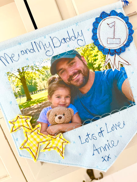 Personalised Dad Photo Banner