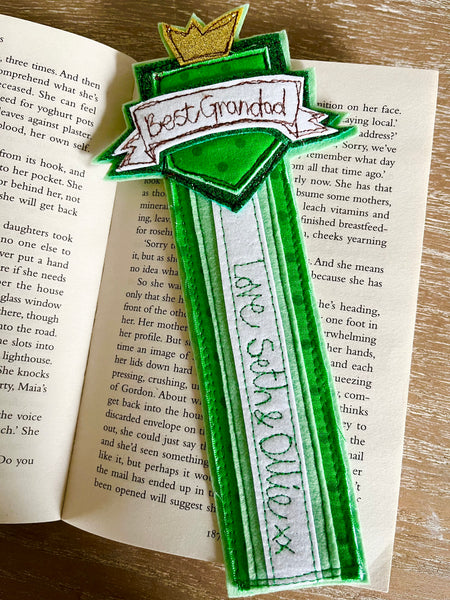 Best Grandad, Dad Medal Bookmark