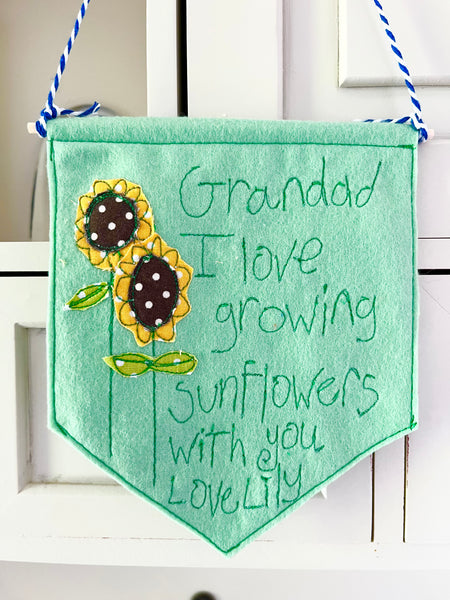 Personalised Child's Handwriting Banner