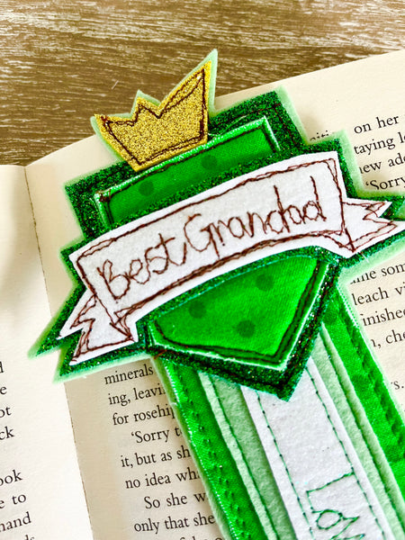 Best Grandad, Dad Medal Bookmark