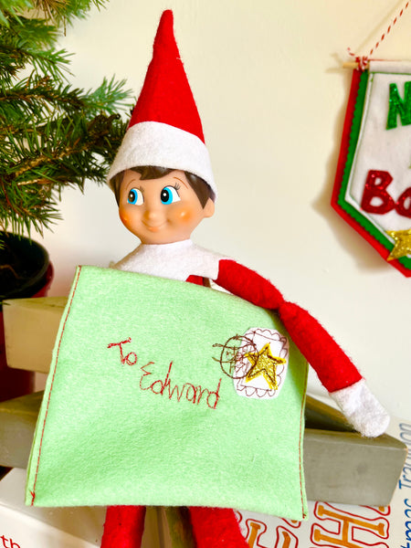 Elf Letter and Envelope