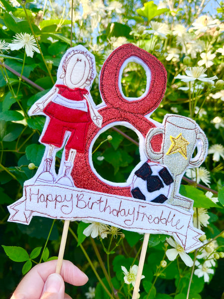 Football Cake Topper