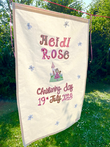 Christening Banner