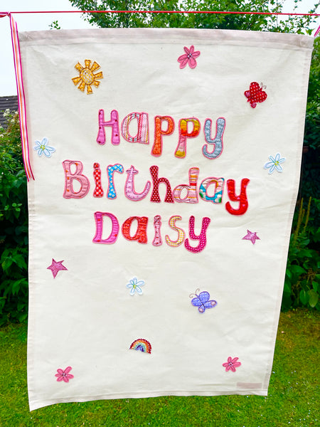 Personalised Happy Birthday Banner
