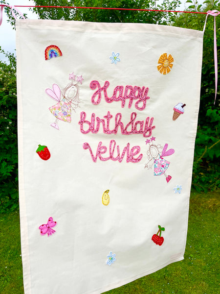 Personalised Happy Birthday Banner