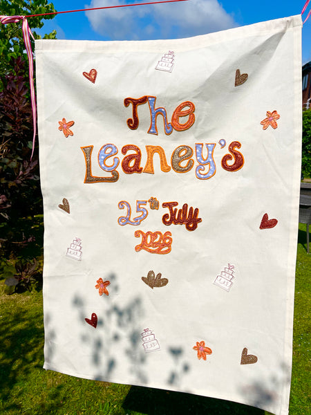 Personalised Wedding Banner