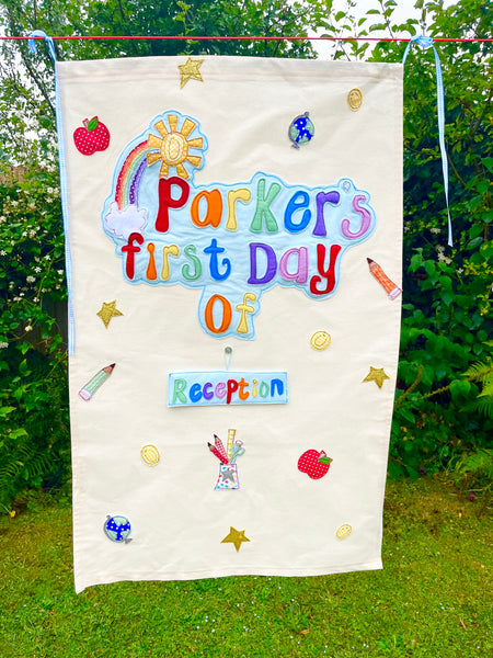 First Day of School Big Banner with changeable School Years