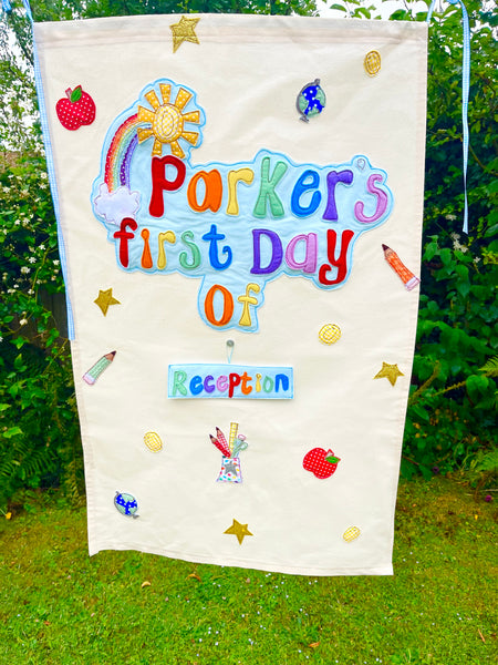 First Day of School Big Banner with changeable School Years