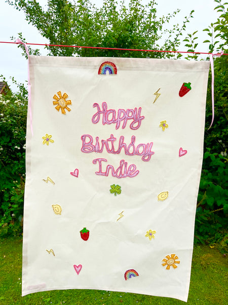 Personalised Happy Birthday Banner
