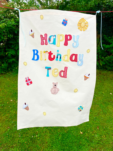 Personalised Happy Birthday Banner