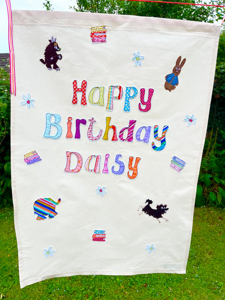 Personalised Happy Birthday Banner