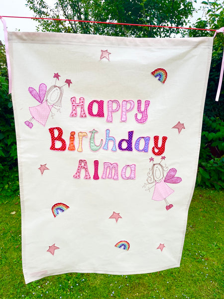 Personalised Happy Birthday Banner