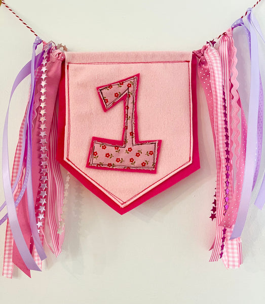 Personalised High Chair Banner or Hanging Decoration