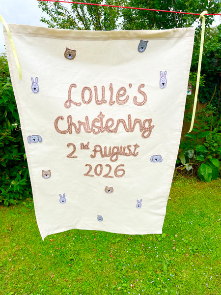 Christening Banner