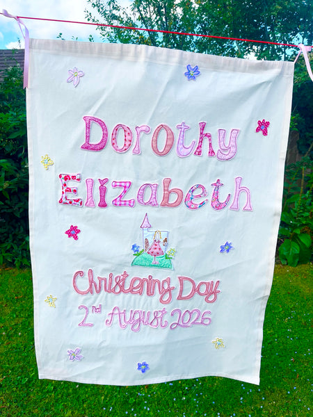 Christening Banner