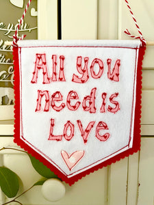 All you need is Love Banner