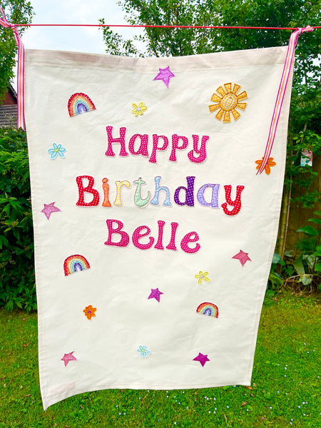 Personalised Happy Birthday Banner