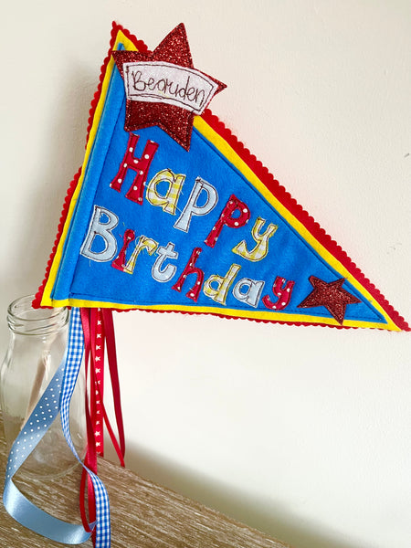Personalised Birthday Flag
