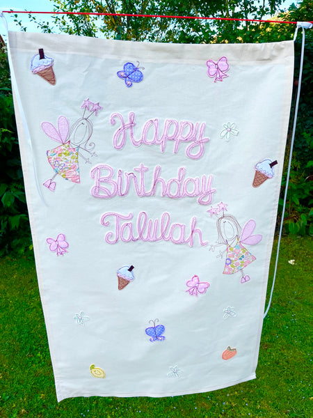 Personalised Happy Birthday Banner