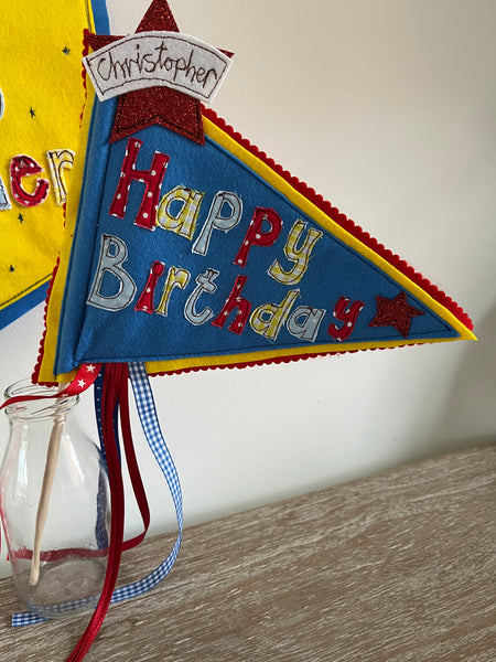 Personalised Birthday Flag