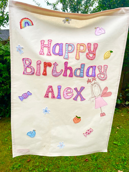 Personalised Happy Birthday Banner
