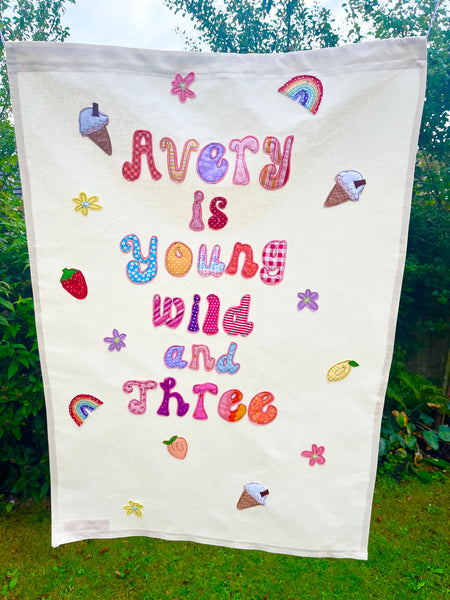 Themed Age Birthday Banner