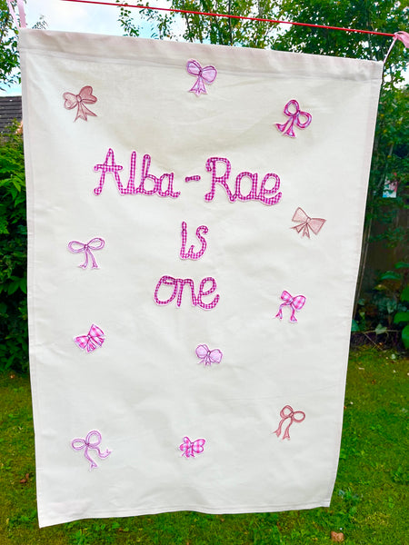 Personalised Happy Birthday Banner