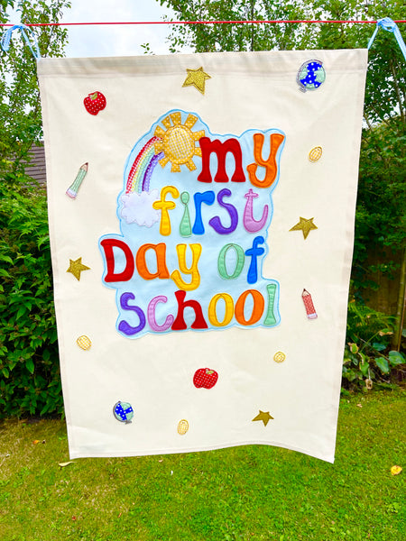 First Day of School Big Banner with changeable School Years