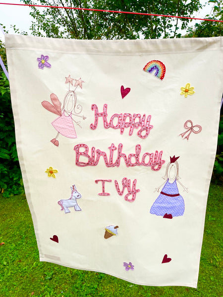 Personalised Happy Birthday Banner