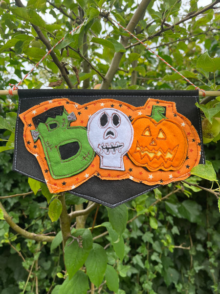 Boo ! Halloween Hanging Banner