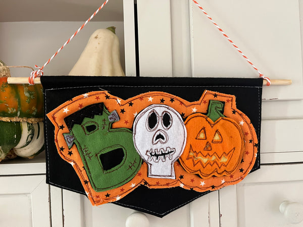 Boo ! Halloween Hanging Banner