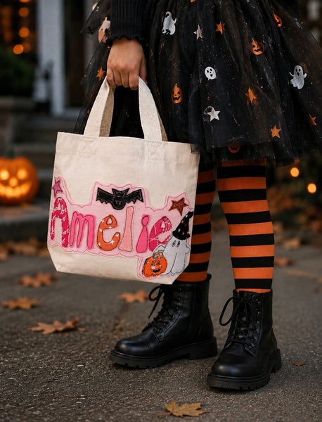 Trick or Treating Ghost and Bat Bag
