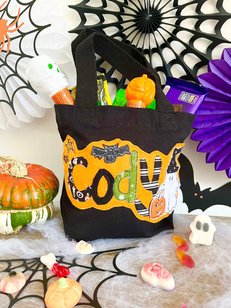 Trick or Treating Ghost and Bat Bag