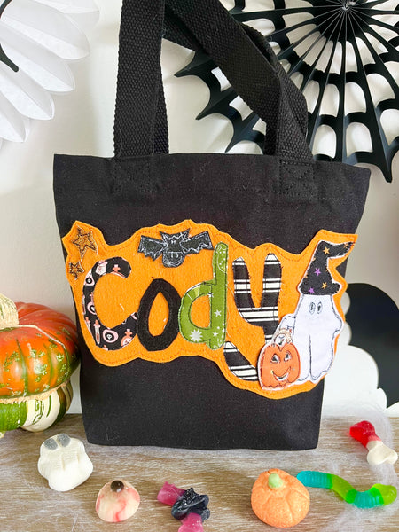 Trick or Treating Ghost and Bat Bag