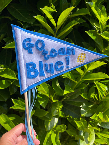 Blue Go Team! Sports Day Flag