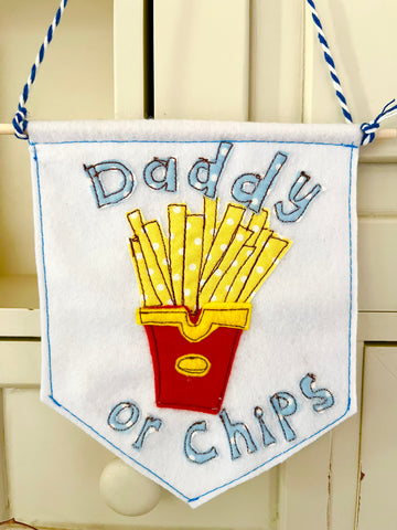 Daddy or Chips Banner