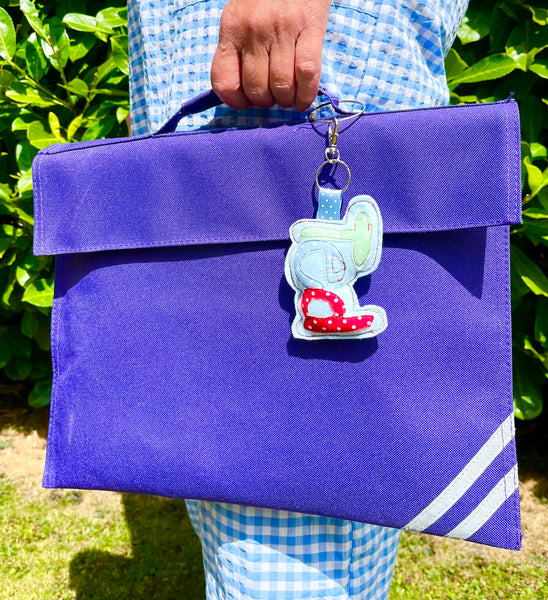 Name School Book Bag Tag