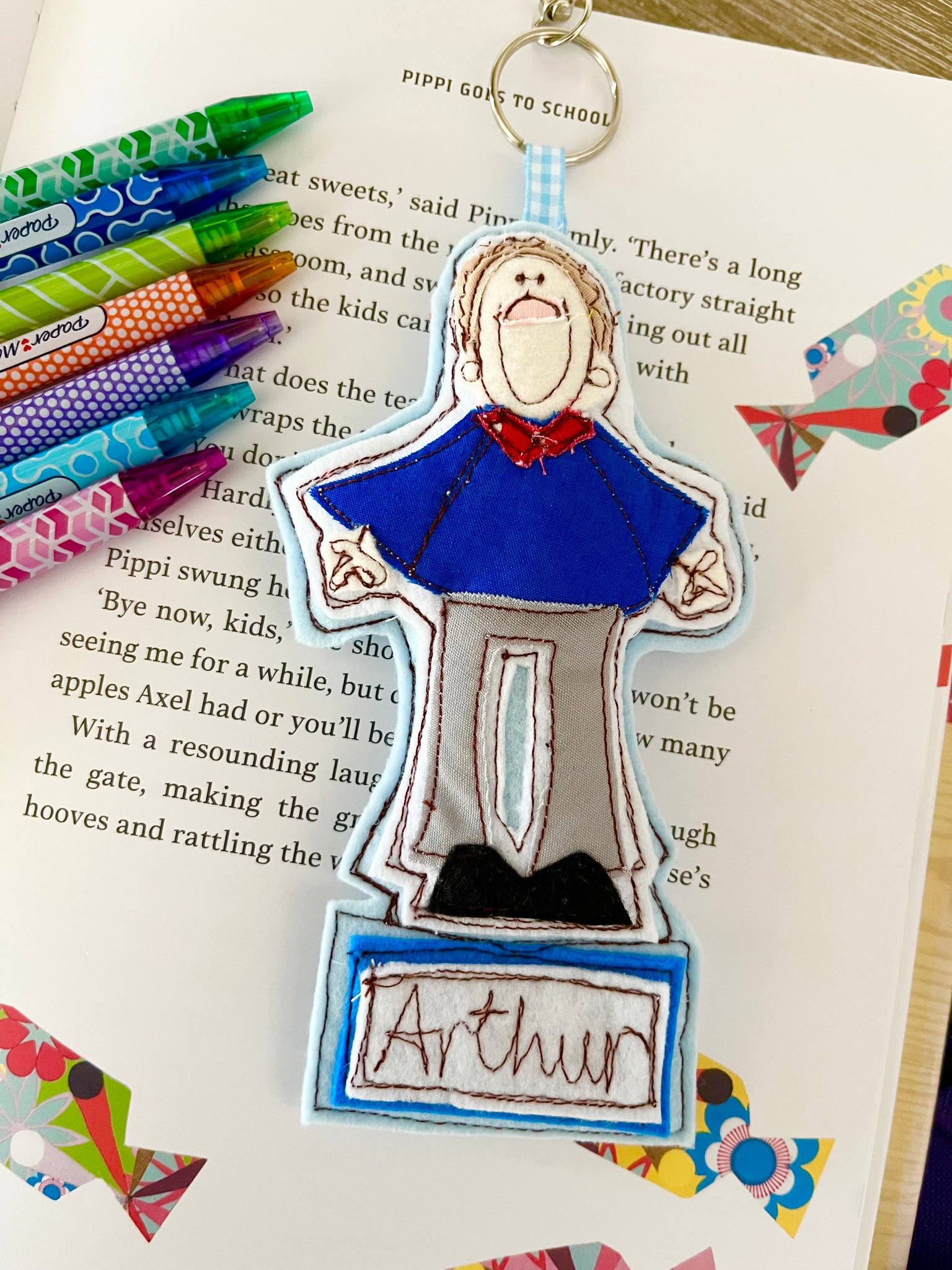Child School Book Bag Tag