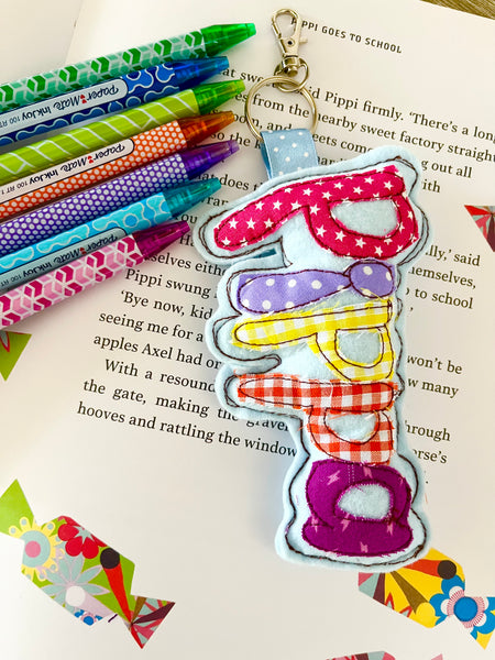Name School Book Bag Tag