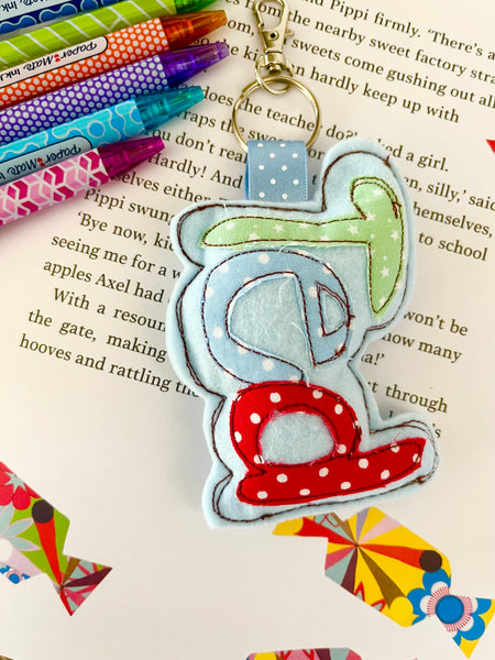 Name School Book Bag Tag