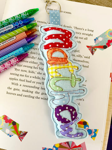 Name School Book Bag Tag