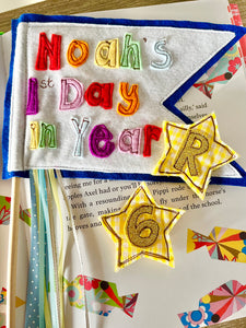 First Day in Year......Flag (with changeable numbers)