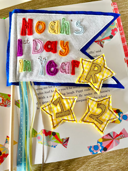 First Day in Year......Flag (with changeable numbers)