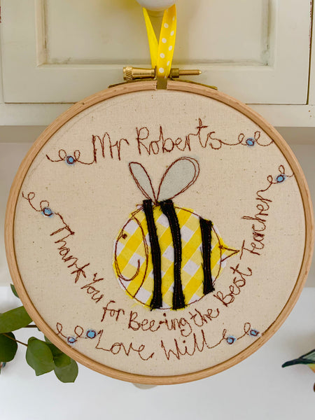 Teacher Embroidery Hoops