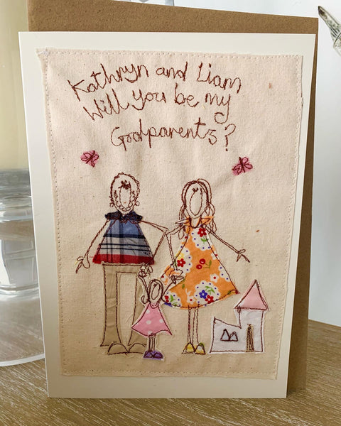 Will you be my …… ? personalised card