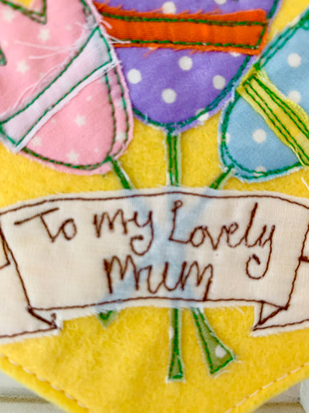 Ribbon and Flowers Mothersday banner