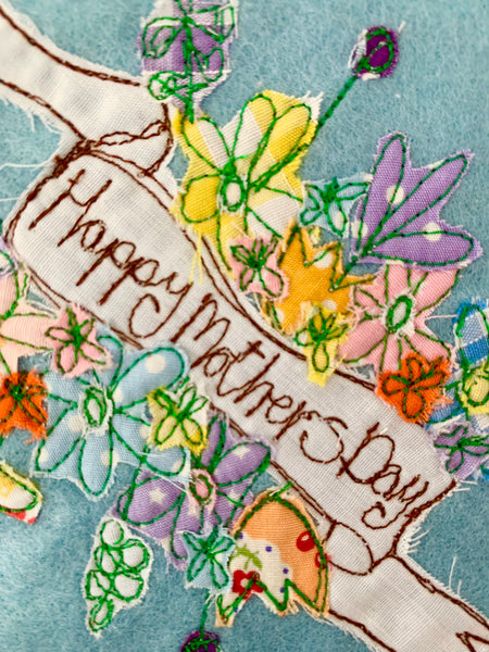 Ribbon and Flowers Mothersday banner