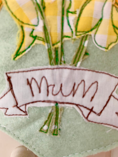 Ribbon and Flowers Mothersday banner